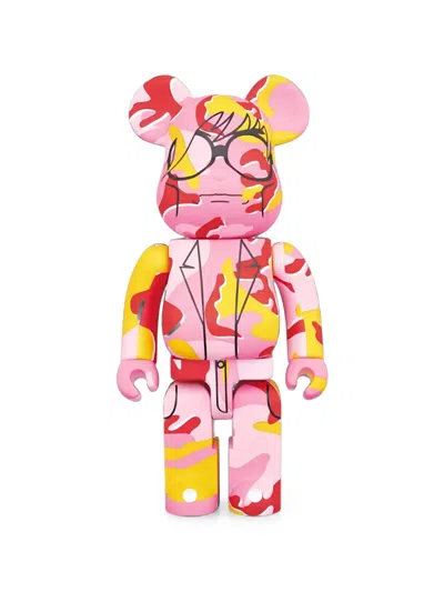 Bearbrick X Andy Warhol Camo Ersion 1000% Collectible In Multi
