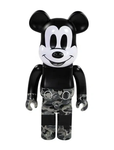 Pre-owned Bearbrick X Bape X Mickey Mouse 1000% Figure In Multi