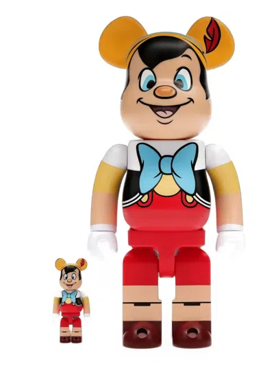 Bearbrick X Disney Pinocchio Collectibles (7cm And 28cm) In Multi