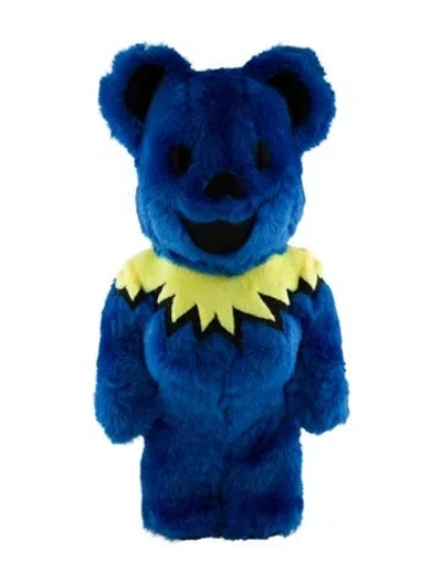 Pre-owned Bearbrick X Grateful Dead Dancing Bear Costume Ver. 400% In Blue