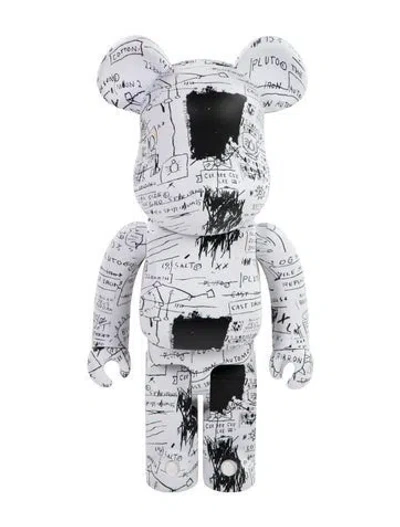 Pre-owned Bearbrick X Jean-michel Basquiat #3 1000% Figure In Multi