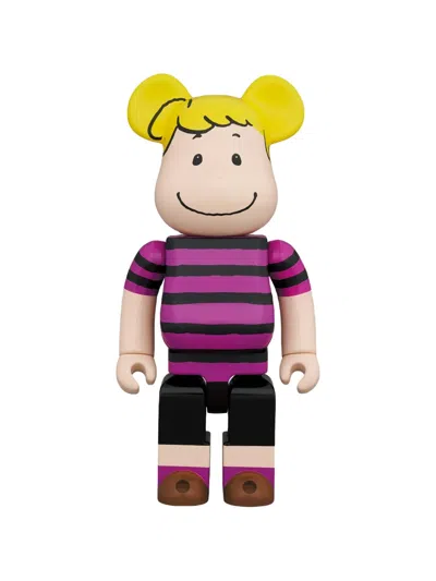 Bearbrick X Peanuts Gestreiftes Sammlerstück In Multi