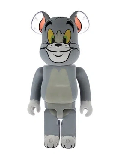 Pre-owned Bearbrick X Tom And Jerry Tom Flocky 1000% In Grey