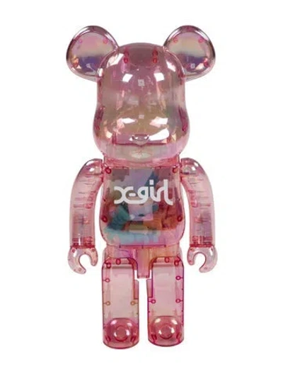Pre-owned Bearbrick X-girl 2020 Pink 1000% Figure