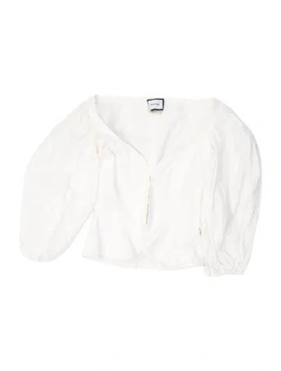 Pre-owned Beare Park Crew Neck Long Sleeve Top In Neutral