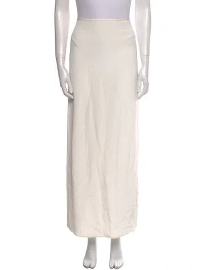 Pre-owned Beare Park Silk Midi Length Skirt W/ Tags In Neutral