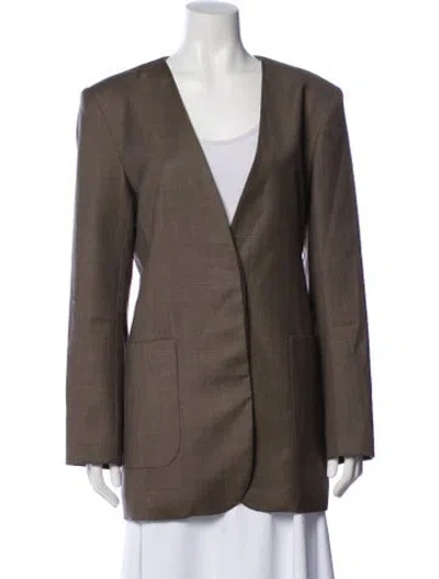 Pre-owned Beare Park Wool Blazer W/ Tags In Brown