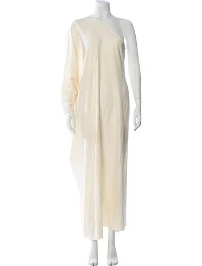 Pre-owned Beare Park Wool Long Dress In Neutral