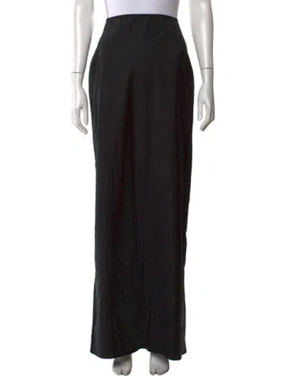 Pre-owned Beare Park Wool Long Skirt In Black