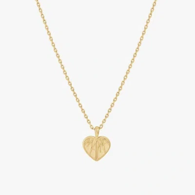Bearfruit Jewelry 14k Gold Plated Mama Heart Necklace Gift Idea In Pink