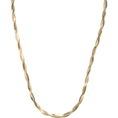 Bearfruit Jewelry 18k Gold Plated Sterling Silver Cass Intertwined Snake Necklace Gift Idea In Purple