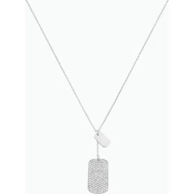 Bearfruit Jewelry 18k Gold Plated Sterling Silver Tag Pendant Necklace Gift Idea In Red