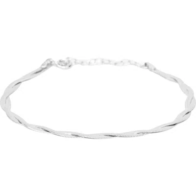 Bearfruit Jewelry 18k Gold Plating Over Sterling Silver Cass Chain Bracelet Trendy Minimalist Jewelr
