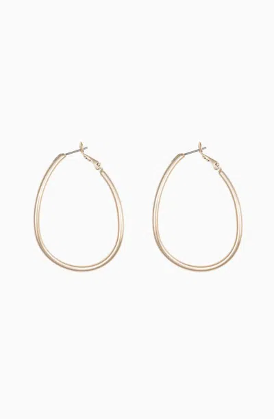 Bearfruit Jewelry Anais Vintage Inspired Hoop Earrings Boho Statement Jewelry In Gold