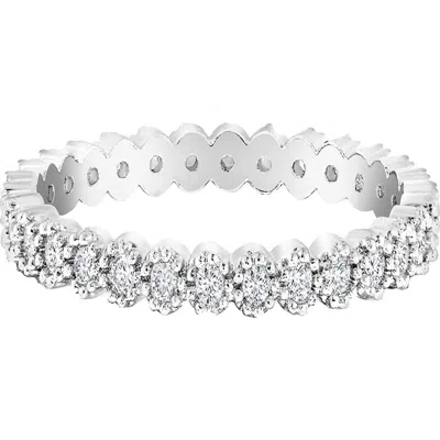Bearfruit Jewelry Celeste Single Tennis Band Ring Dainty Sparkle Trendy In Silver
