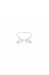 Bearfruit Jewelry Claire Statement Adjustable Ring In Silver