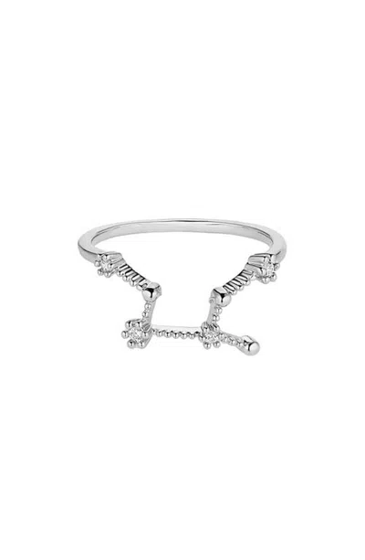 Bearfruit Jewelry Constellation Zodiac Ring In Silver