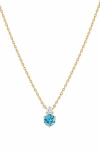 Bearfruit Jewelry Deux Birthstone Necklace