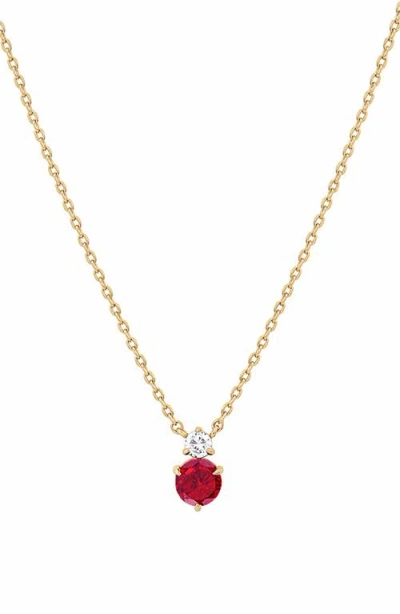 Bearfruit Jewelry Deux Birthstone Necklace