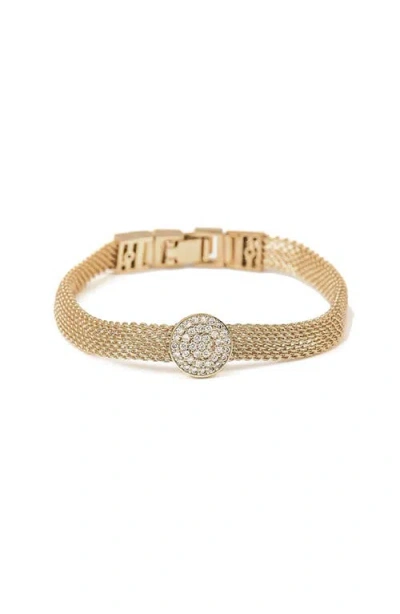 Bearfruit Jewelry Elise Statement Cocktail Bracelet In Gold