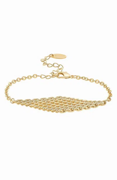 Bearfruit Jewelry Kailee Rhombus Geometric Bracelet Geometric Modern In Gold