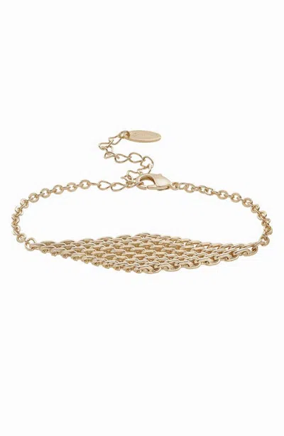 Bearfruit Jewelry Kailee Rhombus Geometric Bracelet Geometric Modern In Gold