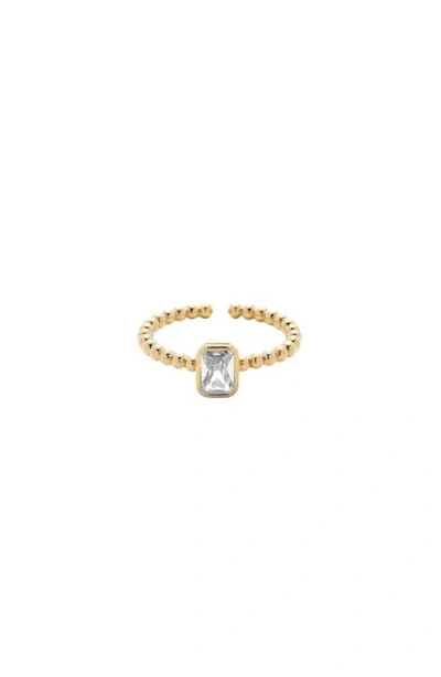 Bearfruit Jewelry Kealoha Dainty Statement Ring Trendy Sculpted Design In Gold