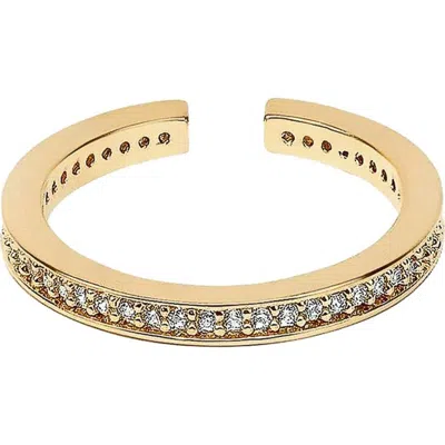 Bearfruit Jewelry Lisa Adjustable Band Ring In Gold