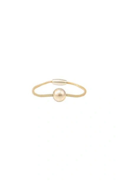Bearfruit Jewelry Marina Magnetic Sphere Bracelet Statement Trendy In Gold
