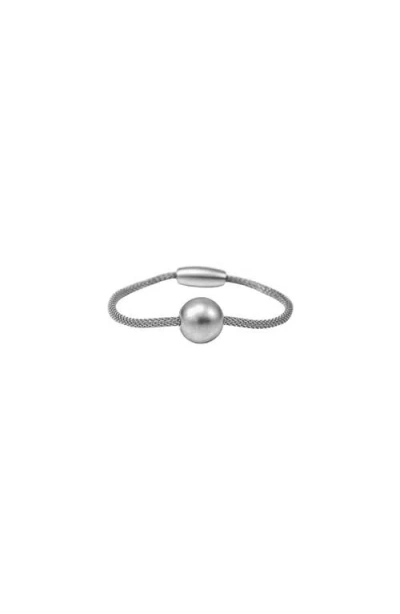 Bearfruit Jewelry Marina Magnetic Sphere Bracelet Statement Trendy In Metallic