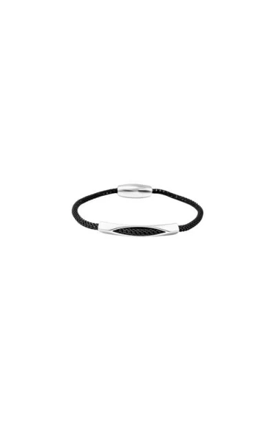 Bearfruit Jewelry Mila Magnetic Bar Bracelet Unique Trendy Statement In Black