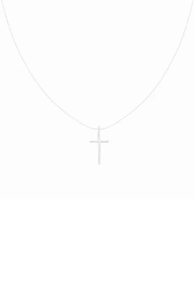 Bearfruit Jewelry Sterling Silver 18k Gold Plated Ariel Cross Necklace