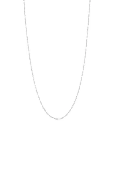 Bearfruit Jewelry Sterling Silver 18k Gold Plated Ashley Basic Chain Necklace