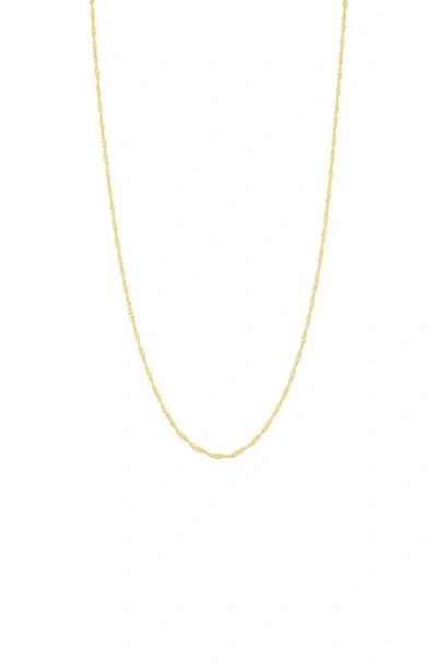 Bearfruit Jewelry Sterling Silver 18k Gold Plated Ashley Basic Chain Necklace