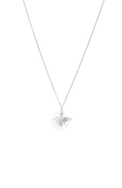 Bearfruit Jewelry Sterling Silver 18k Gold Plated Bee Cultured Pearl Necklace