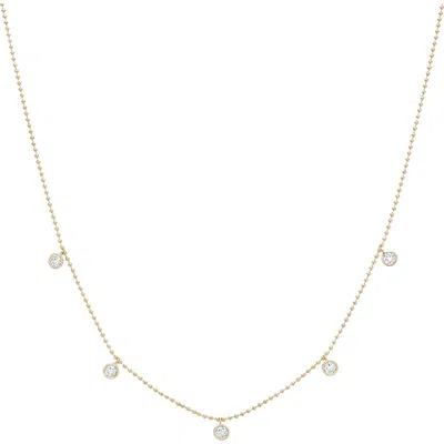 Bearfruit Jewelry Sterling Silver 18k Gold Plated Callie Drop Pendant Necklace
