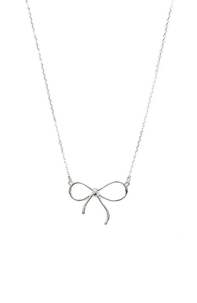 Bearfruit Jewelry Sterling Silver 18k Gold Plated Colette Chic Ribbon Necklace
