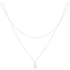 Bearfruit Jewelry Sterling Silver 18k Gold Plated Elayna Two Pre-layered Opal Set Necklace