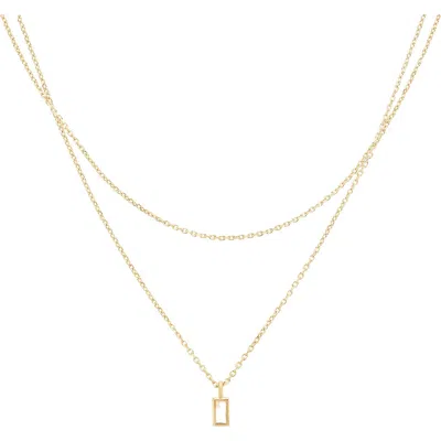 Bearfruit Jewelry Sterling Silver 18k Gold Plated Elayna Two Pre-layered Opal Set Necklace