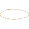 Bearfruit Jewelry Sterling Silver 18k Gold Plated Emmeline Bracelet In Gold