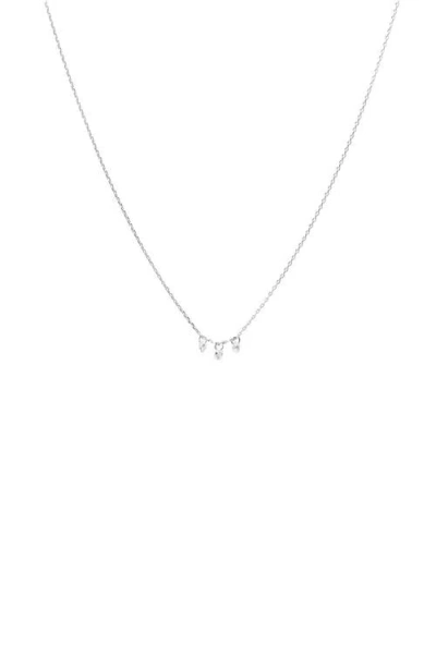 Bearfruit Jewelry Sterling Silver 18k Gold Plated Emmeline Three Charms Necklace