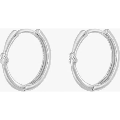 Bearfruit Jewelry Sterling Silver 18k Gold Plated Hannah Tangled Hoop Earrings