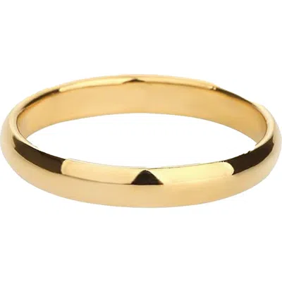 Bearfruit Jewelry Sterling Silver 18k Gold Plated Ingrid Classic Band Ring