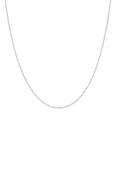 Bearfruit Jewelry Sterling Silver 18k Gold Plated Jordyn Basic Chain Necklace