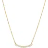 Bearfruit Jewelry Sterling Silver 18k Gold Plated Josephinetennis Necklace In Gold
