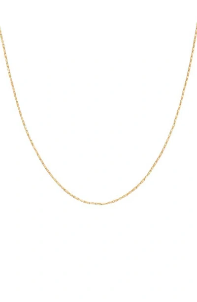 Bearfruit Jewelry Sterling Silver 18k Gold Plated Sharon Basic Chain Necklace