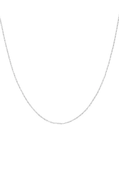 Bearfruit Jewelry Sterling Silver 18k Gold Plated Sharon Basic Chain Necklace In Metallic