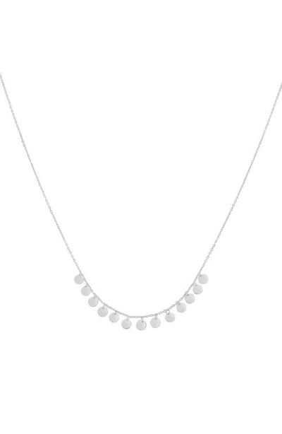 Bearfruit Jewelry Sterling Silver 18k Gold Plated Trece Small Charms Necklace In Metallic