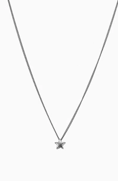Bearfruit Jewelry Suzy Star Necklace Dainty Celestial Minimalist Everyday Jewelry In Metallic