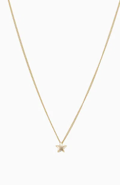 Bearfruit Jewelry Suzy Star Necklace Dainty Celestial Minimalist Everyday Jewelry In Gold